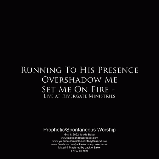 Running To His Presence CD