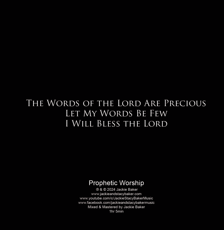 Let My Words Be Few CD